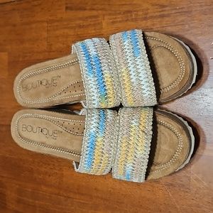 Corkys Trust pastel platform sandals